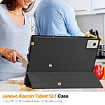 Flip Θήκη από Συνθετικό Δέρμα (PU) για το Lenovo Idea Tab Plus από OEM σε Μαύρο χρώμα με ενσωματωμένο Stand για άνετη προβολή και πληκτρολόγηση.