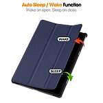 Flip Θήκη από Συνθετικό Δέρμα (PU) για Lenovo Idea Tab Plus από OEM σε Μπλε χρώμα με ενσωματωμένο Stand για άνετη προβολή και πληκτρολόγηση.