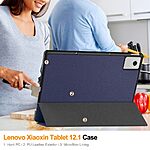Flip Θήκη από Συνθετικό Δέρμα (PU) για Lenovo Idea Tab Plus από OEM σε Μπλε χρώμα με ενσωματωμένο Stand για άνετη προβολή και πληκτρολόγηση.