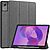 Flip Θήκη από Συνθετικό Δέρμα (PU) με TPU για το Lenovo Idea Tab Plus σε Γκρι χρώμα με Stand, υποδοχή για στυλό και Auto Wake/Sleep.