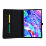 Flip Θήκη από Συνθετικό Δέρμα (PU) με TPU για Lenovo Idea Tab Plus από OEM σε Μαύρο χρώμα με θήκες καρτών και αναδιπλούμενο Stand.