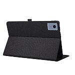 Flip Θήκη από Συνθετικό Δέρμα (PU) με TPU για Lenovo Idea Tab Plus από OEM σε Μαύρο χρώμα με θήκες καρτών και αναδιπλούμενο Stand.