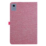 Flip Θήκη από Συνθετικό Δέρμα (PU) με TPU για Lenovo Idea Tab Plus από OEM σε Ροζ χρώμα με θήκες καρτών και βάση στήριξης.