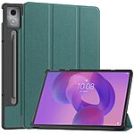Flip Θήκη από Συνθετικό Δέρμα (PU) για Lenovo Idea Tab Pro από OEM σε Πράσινο Σκούρο χρώμα με ενσωματωμένο Stand για hands-free προβολή.