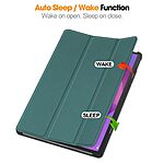 Flip Θήκη από Συνθετικό Δέρμα (PU) για Lenovo Idea Tab Pro από OEM σε Πράσινο Σκούρο χρώμα με ενσωματωμένο Stand για hands-free προβολή.