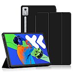 Flip Θήκη από Συνθετικό Δέρμα (PU) με TPU για Lenovo Idea Tab Pro / Xiaoxin Pad Pro 12.7 (2025) σε Μαύρο χρώμα με ενσωματωμένο Stand.