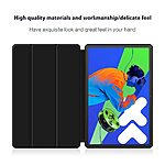 Flip Θήκη από Συνθετικό Δέρμα (PU) με TPU για Lenovo Idea Tab Pro / Xiaoxin Pad Pro 12.7 (2025) σε Μαύρο χρώμα με ενσωματωμένο Stand.