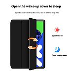 Flip Θήκη από Συνθετικό Δέρμα (PU) με TPU για Lenovo Idea Tab Pro / Xiaoxin Pad Pro 12.7 (2025) σε Μαύρο χρώμα με ενσωματωμένο Stand.