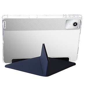 Flip Θήκη από Συνθετικό Δέρμα (PU) για Lenovo Tab K11 Gen 2 / Idea Tab / Xiaoxin Pad 11 2025 από OEM σε Μπλε Σκούρο χρώμα με Stand.