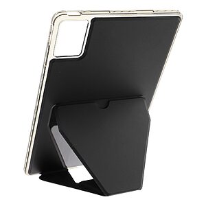 ΘΗΚΕΣ ΚΙΝΗΤΩΝ ΑΞΕΣΟΥΑΡ LENOVO K5 Note 18 Πλάτη από Συνθετικό Δέρμα (PU) με TPU για Lenovo Tab K11 Gen 2 / Idea Tab / Xiaoxin Pad 11 2025 από OEM σε Μαύρο χρώμα με ενσωματωμένο Stand.