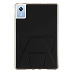 Πλάτη από Συνθετικό Δέρμα (PU) με TPU για Lenovo Tab K11 Gen 2 / Idea Tab / Xiaoxin Pad 11 2025 από OEM σε Μαύρο χρώμα με ενσωματωμένο Stand.