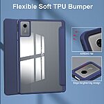 Flip Θήκη από Συνθετικό Δέρμα (PU) με TPU για Lenovo Tab K11 Gen 2 / Idea Tab / Xiaoxin Pad 11 2025 από OEM σε Μπλε Σκούρο χρώμα με Stand και Auto Wake/Sleep.