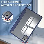 Flip Θήκη από Συνθετικό Δέρμα (PU) με TPU για Lenovo Tab K11 Gen 2 / Idea Tab / Xiaoxin Pad 11 2025 από OEM σε Μπλε Σκούρο χρώμα με Stand και Auto Wake/Sleep.