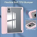 Flip Θήκη από Συνθετικό Δέρμα (PU) με TPU για Lenovo Tab K11 Gen 2 / Idea Tab / Xiaoxin Pad 11 2025 - OEM - Ροζ - Auto Wake/Sleep & Stand.