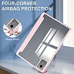Flip Θήκη από Συνθετικό Δέρμα (PU) με TPU για Lenovo Tab K11 Gen 2 / Idea Tab / Xiaoxin Pad 11 2025 - OEM - Ροζ - Auto Wake/Sleep & Stand.