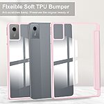 Flip Θήκη από Συνθετικό Δέρμα (PU) με TPU για Lenovo Tab K11 Gen 2 / Idea Tab / Xiaoxin Pad 11 2025 - OEM - Ροζ - Auto Wake/Sleep & Stand.