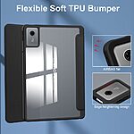 Flip Θήκη από Συνθετικό Δέρμα (PU) για Lenovo Tab K11 Gen 2 / Idea Tab / Xiaoxin Pad 11 2025 από OEM σε Μαύρο με Auto Wake/Sleep και Stand.