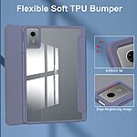 Flip Θήκη από Συνθετικό Δέρμα (PU) με TPU για Lenovo Tab K11 Gen 2 / Idea Tab / Xiaoxin Pad 11 2025 σε Μωβ χρώμα με Auto Wake/Sleep και Stand.