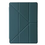 Flip Θήκη από Συνθετικό Δέρμα (PU) με TPU για Lenovo Tab K11 Gen 2 / Idea Tab / Xiaoxin Pad 11 2025 σε Πράσινο Σκούρο χρώμα με ενσωματωμένο Stand.