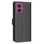 Flip Πορτοφόλι από Συνθετικό Δέρμα (PU) για Motorola Moto G55 5G από BINFEN COLOR BF32 σε Μαύρο με RFID προστασία, Wallet και Stand.