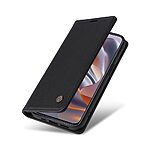 Flip Πορτοφόλι από Συνθετικό Δέρμα (PU) με TPU για Motorola Moto G55 5G από YIKATU YK-001 σε Μαύρο με θήκες καρτών και Stand.