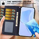 Flip Πορτοφόλι από Συνθετικό Δέρμα (PU) με TPU για Motorola Moto G55 5G σε Μπλε χρώμα με θήκες καρτών, Stand και λουράκι καρπού.