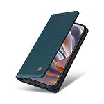 Flip Πορτοφόλι από Συνθετικό Δέρμα (PU) με TPU για Motorola Moto G55 5G από YIKATU YK-001 σε Πράσινο χρώμα με Wallet και Stand.