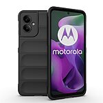 Πλάτη TPU για Motorola Moto G55 5G από AMORUS σε Μαύρο χρώμα. Ανθεκτική, εύκαμπτη προστασία με raised lips για κάμερα και οθόνη.