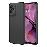 Πλάτη TPU για Motorola Moto G55 5G από OEM σε Μαύρο χρώμα. Μαλακή υφή σιλικόνης, ανυψωμένα χείλη για προστασία κάμερας και ακριβείς εγκοπές.