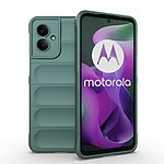 Πλάτη TPU για Motorola Moto G55 5G από AMORUS σε Πράσινο χρώμα. Ανθεκτική, εύκαμπτη προστασία με raised lips για κάμερα και οθόνη.