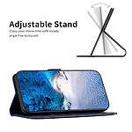 Flip Πορτοφόλι από Συνθετικό Δέρμα (PU) με TPU για Motorola Moto G84 5G από BINFEN COLOR BF17 σε Μπλε χρώμα με Wallet και Stand.