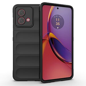 Πλάτη TPU για Motorola Moto G84 5G σε Μαύρο χρώμα με ανθεκτικό σχεδιασμό, προστασία από πτώσεις και anti-slip λαβή.