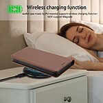 Flip Πορτοφόλι από Συνθετικό Δέρμα (PU) με TPU για Motorola Moto G86 5G σε Καφέ χρώμα με RFID προστασία, θήκες καρτών και ενσωματωμένο Stand.