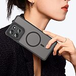 Σκληρή Πλάτη PC+TPU για Motorola Moto G86 5G από OEM σε Μαύρο χρώμα με μαγνητική περιοχή και ενισχυμένες γωνίες για προστασία από πτώσεις.