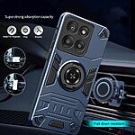 Σκληρή Πλάτη PC+TPU για Motorola Moto G86 5G από OEM σε Μπλε Σκούρο χρώμα με δαχτυλίδι-βάση 360° και συμβατότητα με μαγνητική βάση αυτοκινήτου.