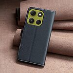 Flip Πορτοφόλι από Συνθετικό Δέρμα (PU) με TPU για Motorola Moto G86 5G από BINFEN COLOR BF17 σε Μαύρο χρώμα με Wallet και Stand.