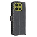 Flip Πορτοφόλι από Συνθετικό Δέρμα (PU) με TPU για Motorola Moto G86 5G από BINFEN COLOR BF17 σε Μαύρο χρώμα με Wallet και Stand.