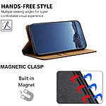 Flip Πορτοφόλι από Συνθετικό Δέρμα (PU) με TPU για Motorola Moto G86 5G σε Μαύρο χρώμα με θήκη κάρτας και ενσωματωμένη βάση στήριξης.