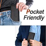 Flip Πορτοφόλι από Συνθετικό Δέρμα (PU) με TPU για Motorola Moto G86 5G σε Μαύρο χρώμα με θήκη κάρτας και ενσωματωμένη βάση στήριξης.