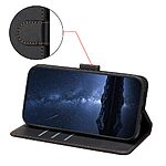 Flip Πορτοφόλι από Συνθετικό Δέρμα (PU) με TPU για Motorola Moto G86 5G σε Μαύρο χρώμα με ενσωματωμένη βάση στήριξης Stand.