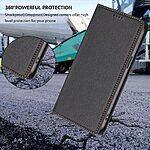 Flip Πορτοφόλι από Συνθετικό Δέρμα (PU) με TPU για Motorola Moto G86 5G σε Μαύρο χρώμα με RFID προστασία, θήκες καρτών και ενσωματωμένο stand.