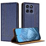 Flip Πορτοφόλι από Συνθετικό Δέρμα (PU) με TPU για Motorola Moto G86 5G σε Μπλε χρώμα με θήκη κάρτας και αναδιπλούμενη βάση στήριξης.
