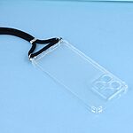 Πλάτη TPU για Motorola Moto G86 5G από OEM σε Διάφανο χρώμα με ενισχυμένες γωνίες και λουράκι μεταφοράς 70cm.