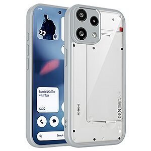 Σκληρή Πλάτη PC+TPU για το Nothing 3a Lite 5G από OEM σε Γκρι χρώμα με matte φινίρισμα και προστασία από κρούσεις.