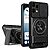 Σκληρή Πλάτη PC+TPU για το Nothing 3a Lite 5G σε Μαύρο χρώμα με μαγνητικό δαχτυλίδι, περιστρεφόμενο Stand και κάλυμμα φακού κάμερας.