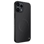 Σκληρή Πλάτη PC+TPU για Nothing 3a Lite 5G από WANLONFENG TQ Series σε Μαύρο με υφή Carbon Fiber και MagSafe.