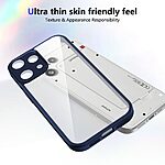 Σκληρή Πλάτη PC+TPU για το Nothing 3a Lite 5G σε Μπλε χρώμα με διάφανο πίσω τμήμα, matte φινίρισμα και ενισχυμένη προστασία από κρούσεις.