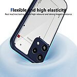 Σκληρή Πλάτη PC+TPU για το Nothing 3a Lite 5G σε Μπλε χρώμα με διάφανο πίσω τμήμα, matte φινίρισμα και ενισχυμένη προστασία από κρούσεις.