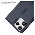 Flip Πορτοφόλι από Συνθετικό Δέρμα (PU) με TPU για το Nothing 3a Lite 5G σε Μπλε χρώμα με θήκη κάρτας και ενσωματωμένη βάση στήριξης.