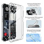 Πλάτη TPU για Nothing 3a Lite 5G από IMAK σε διάφανο χρώμα με airbag προστασία στις γωνίες και τρύπα για λουράκι.